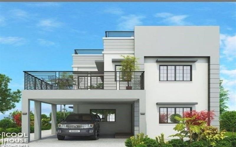Rendu 3D réaliste de la villa
