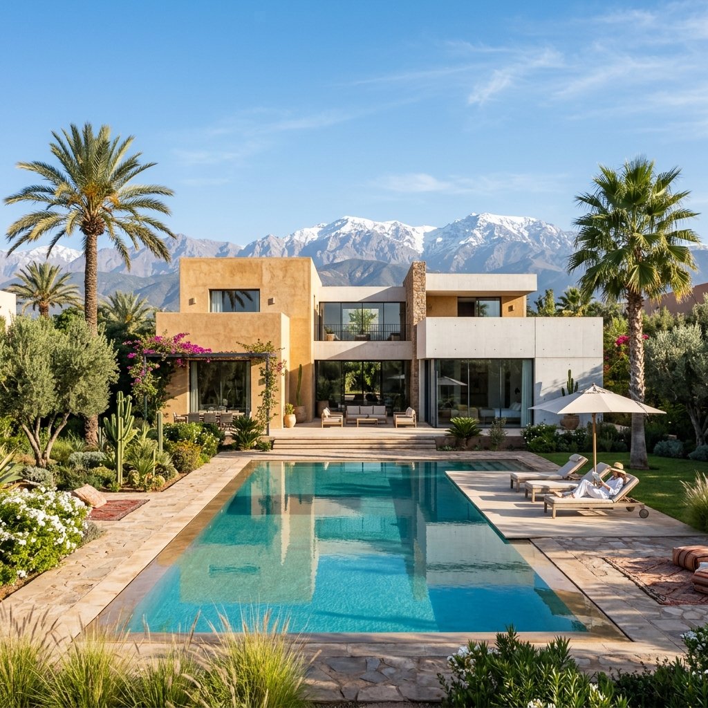Villa moderne à Marrakech